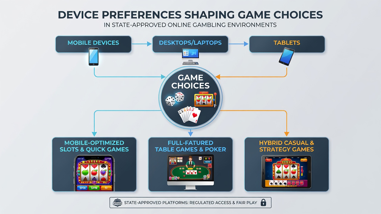 Desktop computer screen showing live dealer table games popular among users in state-regulated online gambling platforms