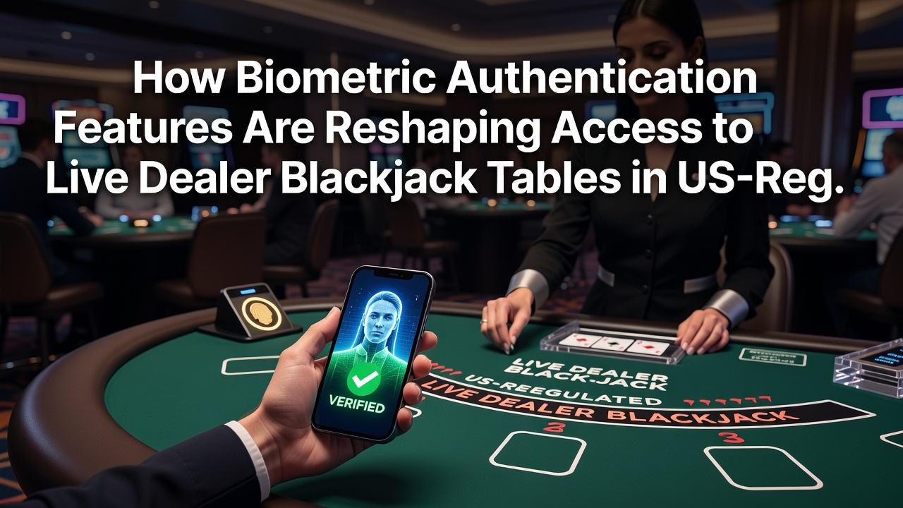 Player using facial recognition to access a live blackjack table on a regulated US mobile app