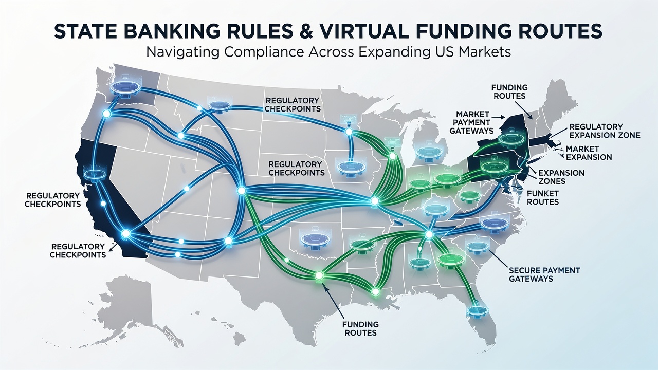 Chart showing payment processor preferences for online table games under varying state banking rules