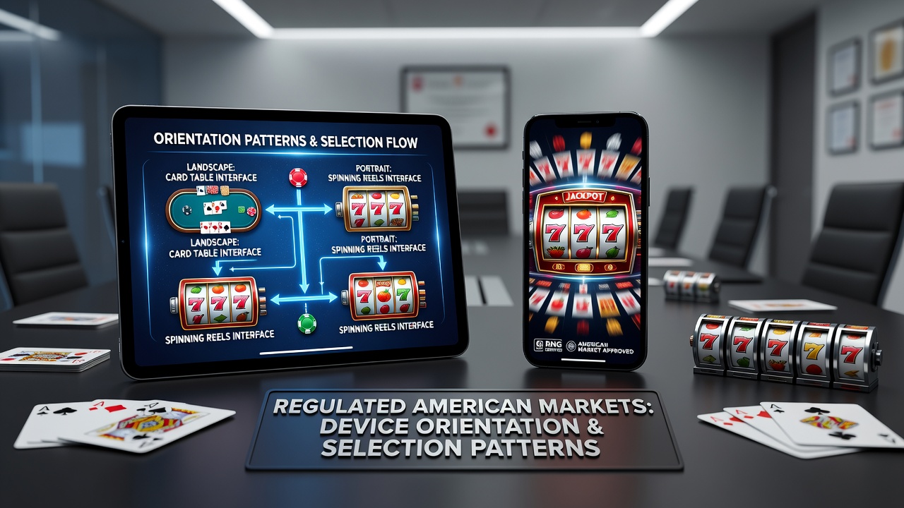 Smartphone held in portrait orientation showing a digital card table interface with blackjack layout on a regulated US gaming app