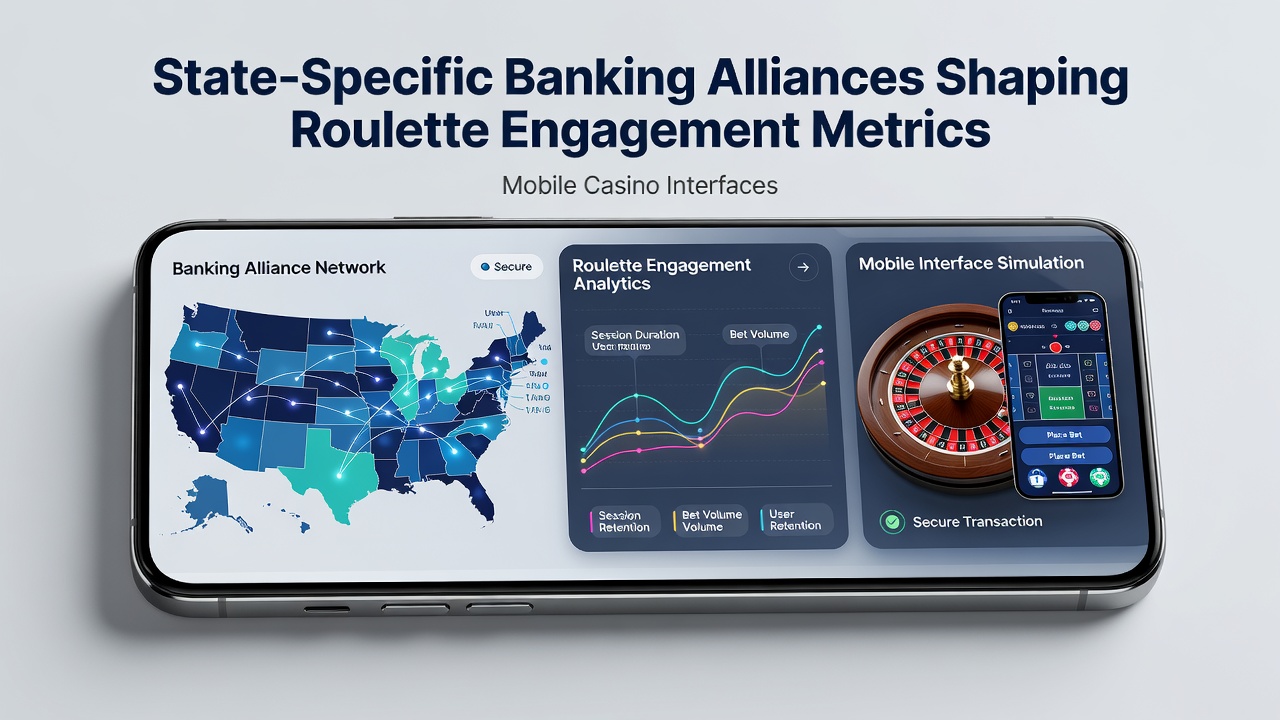 Dashboard metrics comparing roulette session lengths across different state banking alliances on mobile platforms
